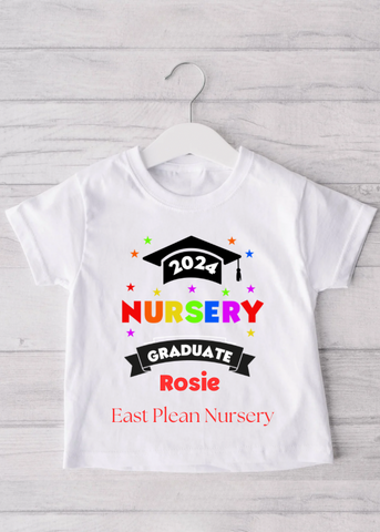 Personalised Nursery Graduation T-Shirt