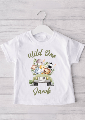 Personalised 'Wild One' Birthday t-shirt
