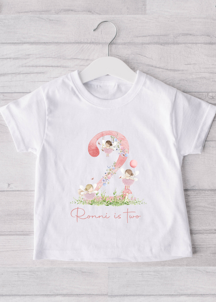 Personalised Birthday Fairy t-shirt