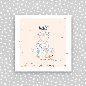 Hello Little Lady Card